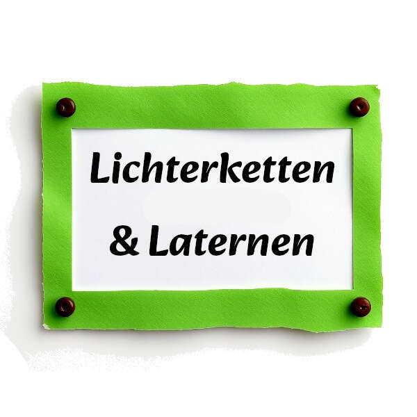 Lichterketten & Laternen
