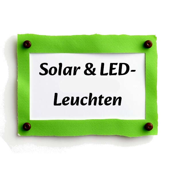 Solar & LED‑Leuchten